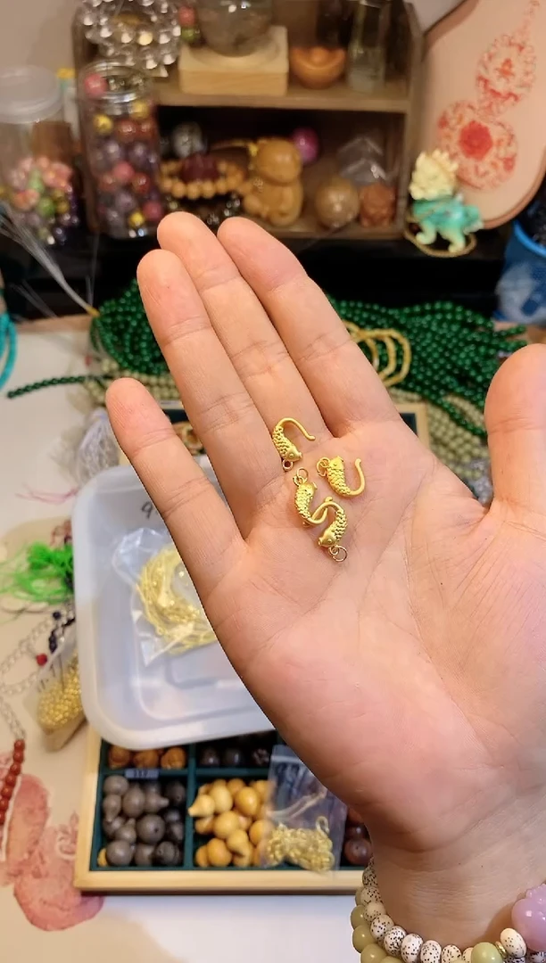 非洲檀香手串/手链鱼扣发4