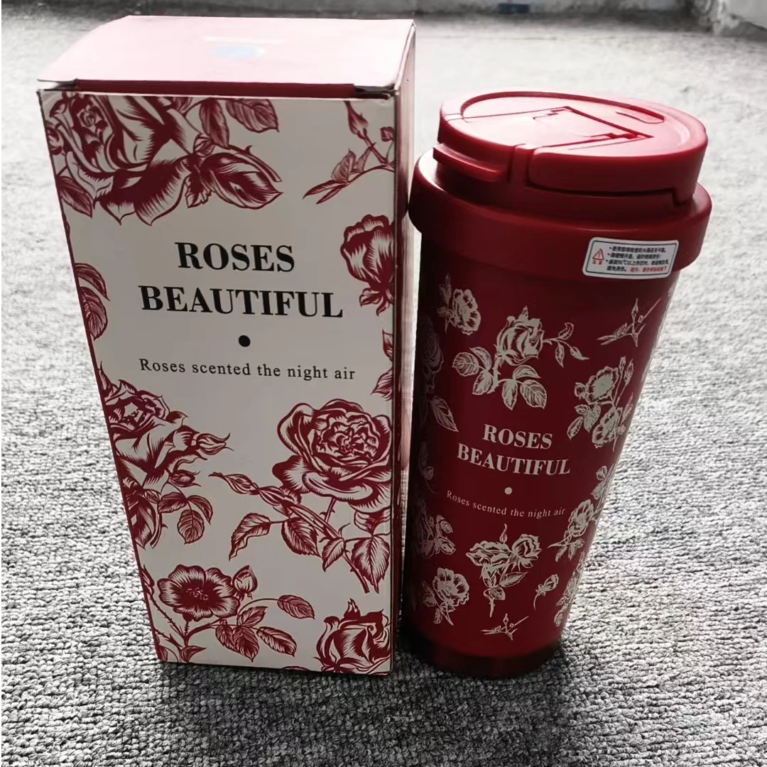 【张氏御瓷】QZ-323白玫瑰带杯刷