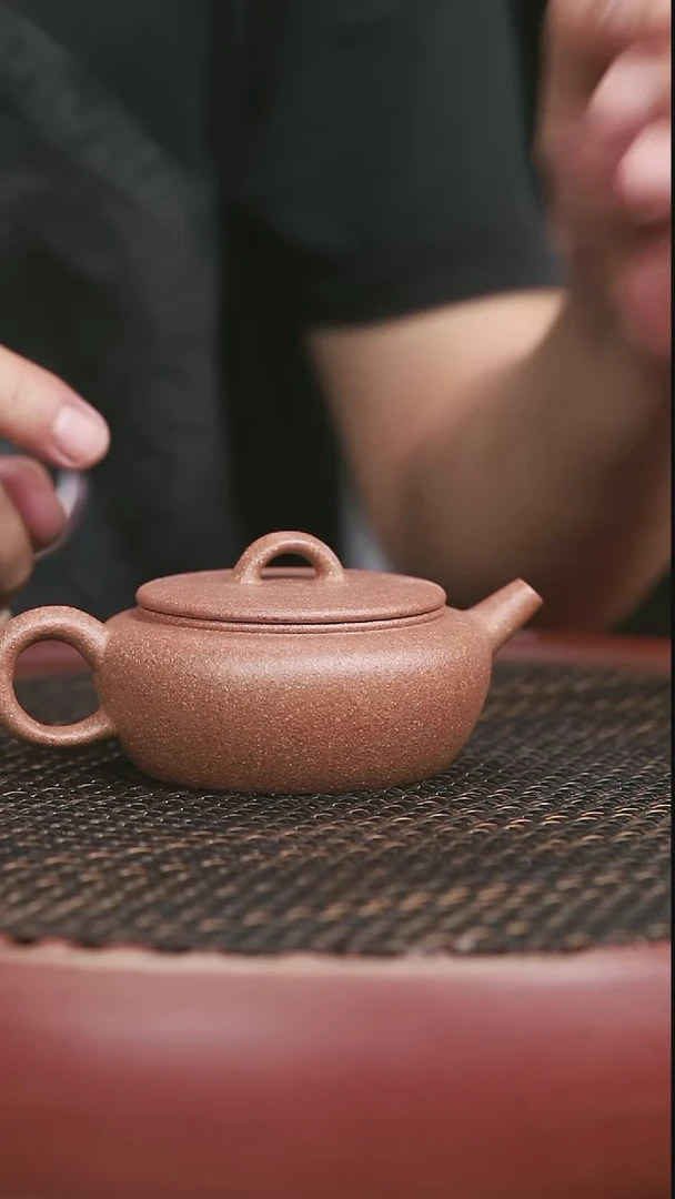 茶壶紫砂14号桃花泥大彬诗意160CC