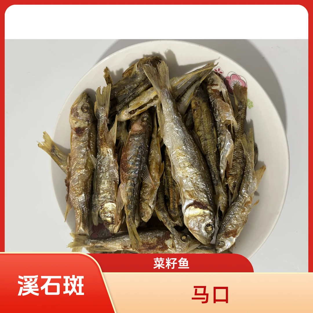 金寨冷水鱼红翅膀花石斑菜籽鱼马口寛鳍鱲去内脏鲜香正宗农家鱼干