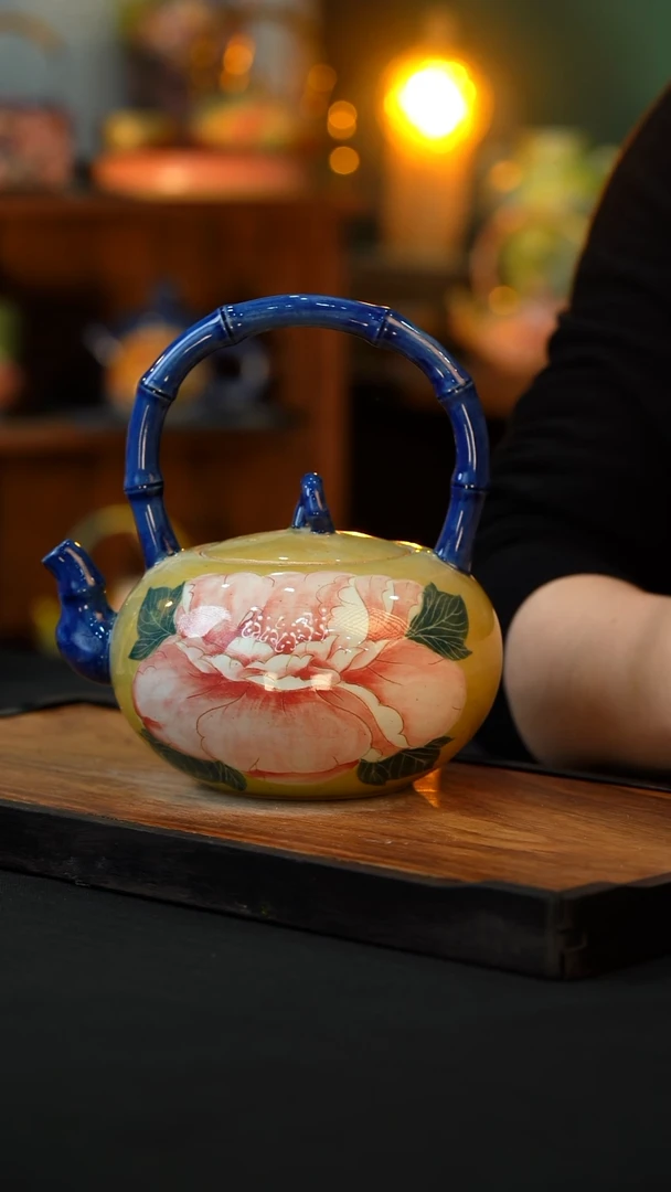 杯手绘心瓷陶瓷浮力