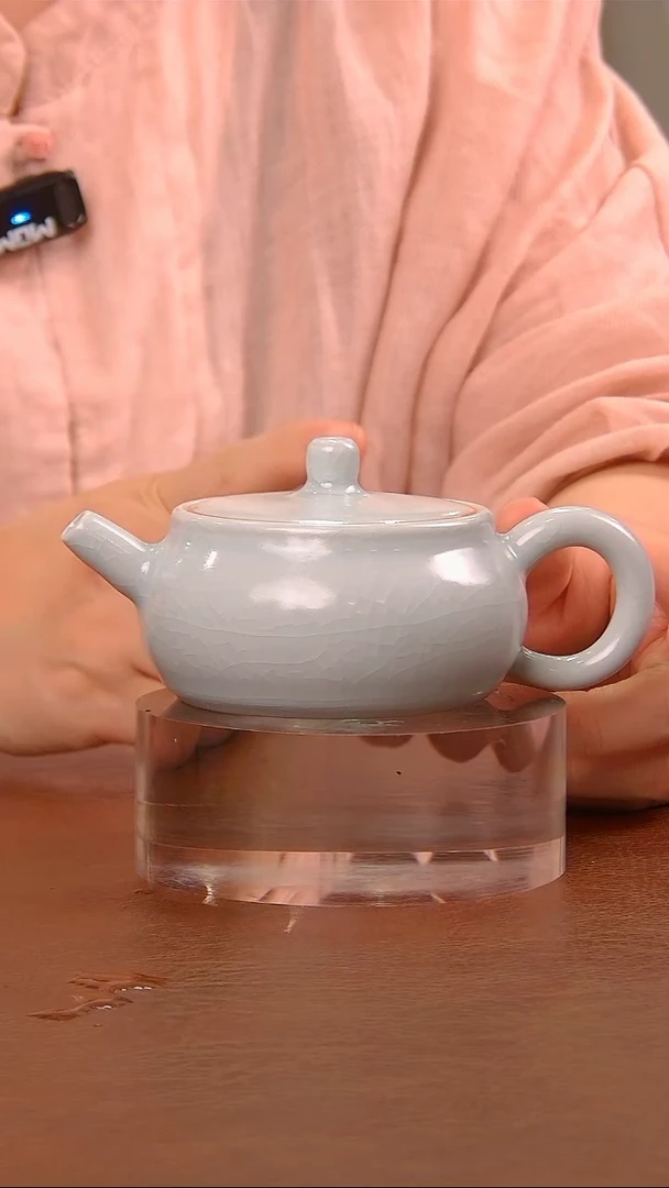 【闪购商品】瓷片487月白扁壶..........