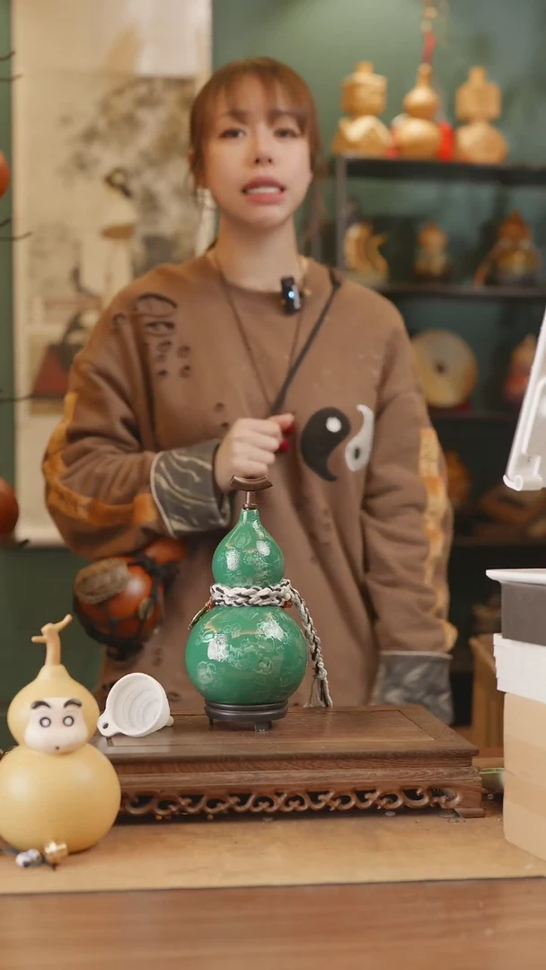 【闪购商品】237号精品天然大漆工艺防渗内胆酒葫芦~