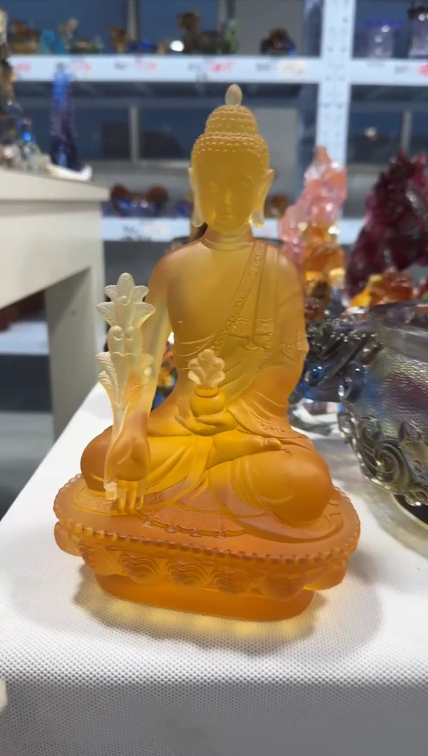 琉璃213 古法琉璃  药师  微瑕介意勿拍