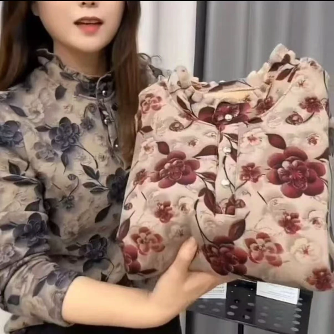 【双面澳绒】2025秋冬新款半高领外穿修身显瘦洋气长袖T恤上衣雅韵·