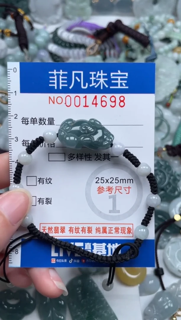 颈饰未镶嵌翡翠14698