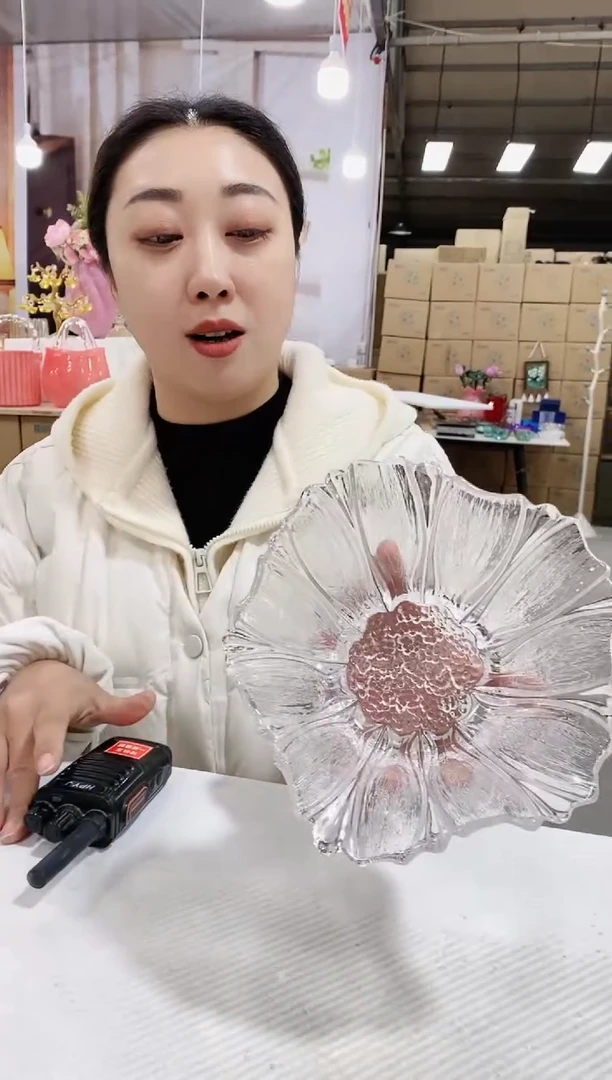 紫色葵花小号果斗一个