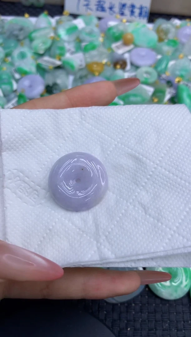 颈饰未镶嵌翡翠天然缅甸A货翡翠