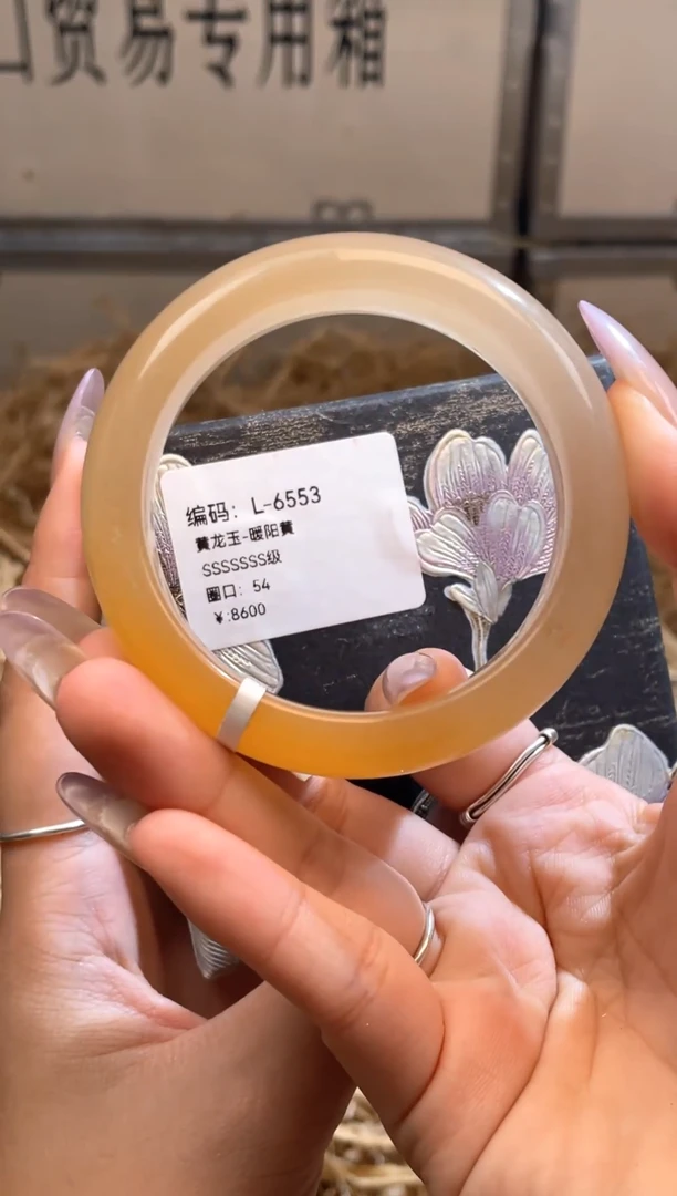 未镶嵌手镯石英质玉L6553