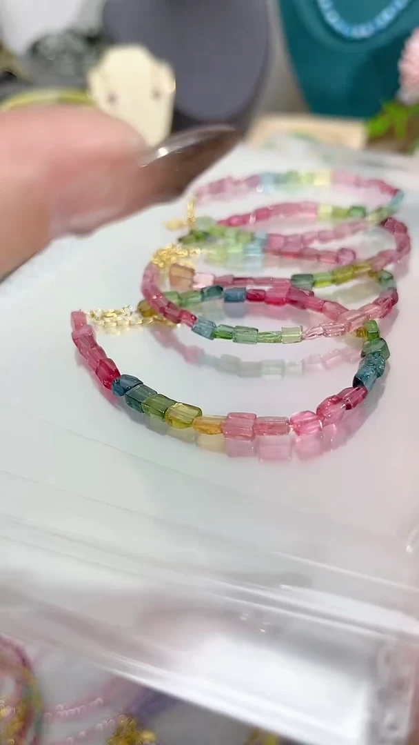 【闪购商品】碧玺手链银S925镶嵌多样性发其一299