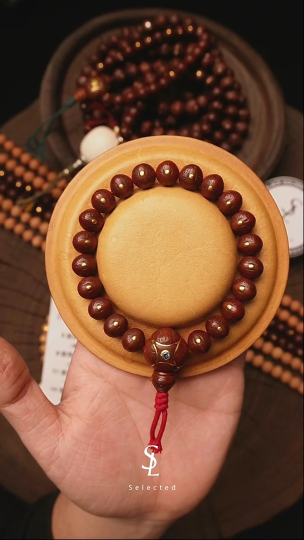 手串凤眼菩提凤眼菩提11mm红串满镶嵌