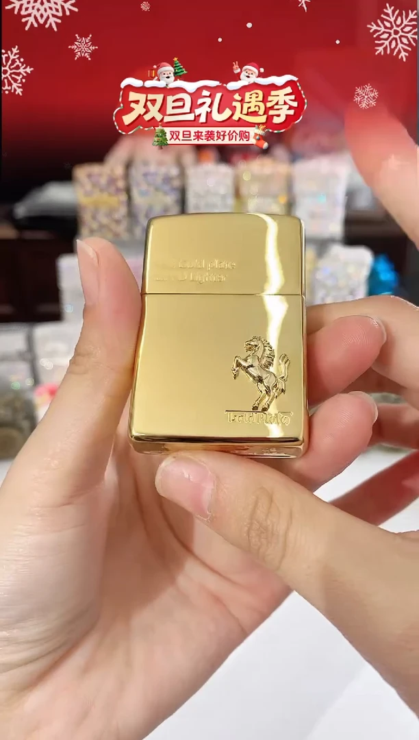 铜18K镀金马礼盒礼袋