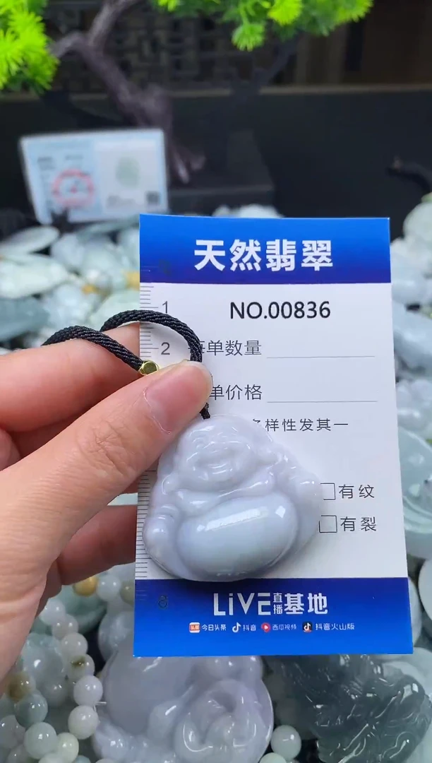 颈饰未镶嵌翡翠天然缅甸翡翠836