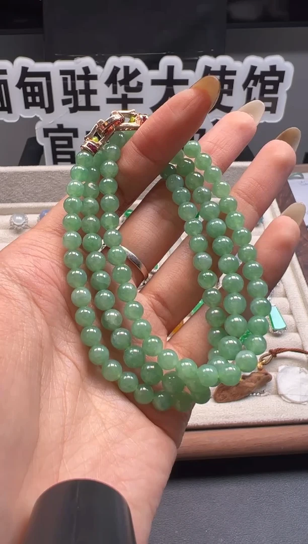 未镶嵌手串翡翠缅甸珠宝严选