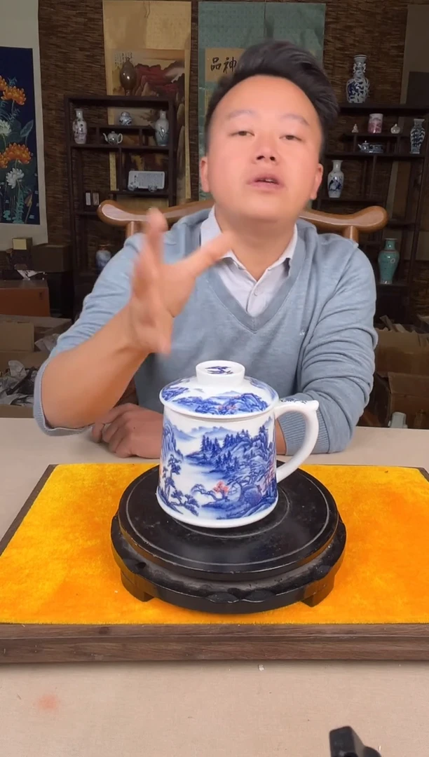 摆件瓷景德镇陶瓷摆件B889