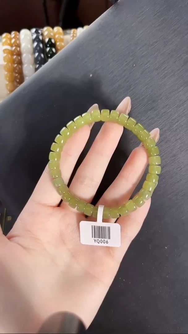 颈饰未镶嵌和田玉拍一发一 所见即所得 7mm