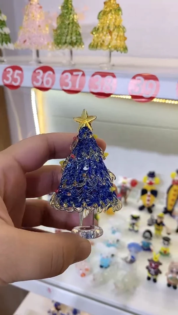 手工艺品琉璃圣诞树