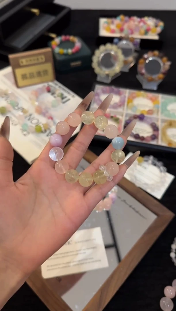 合金手链水晶多宝手链x3394