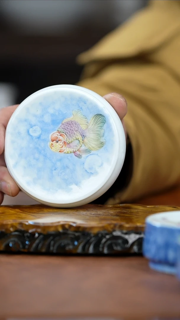 【闪购商品】景德镇陶瓷盖置景德镇陶瓷盖置