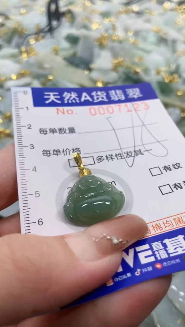 颈饰未镶嵌翡翠天然A货翡翠