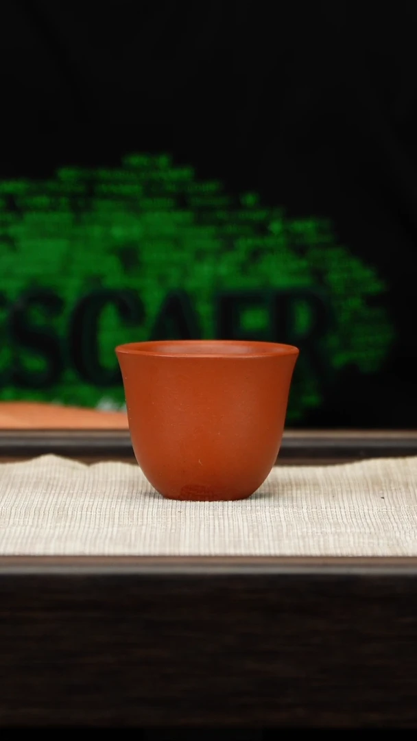 茶壶紫砂~****~朱泥铃铛杯