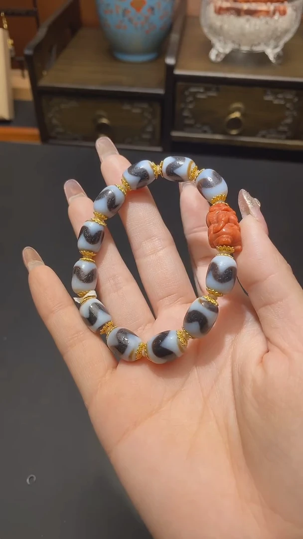 【闪购商品】玛瑙/玉髓手串未镶嵌牙牙手串