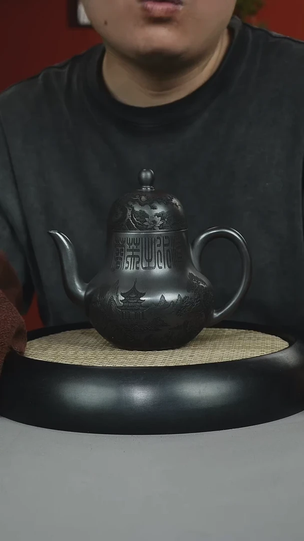 茶壶紫砂石黄 思婷