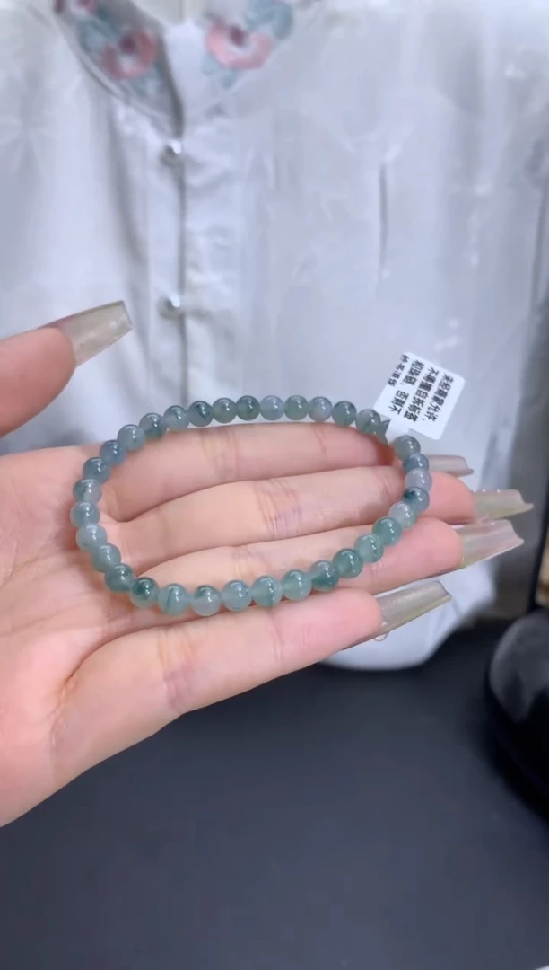 【闪购商品】翡翠手链未镶嵌卡5.3mm