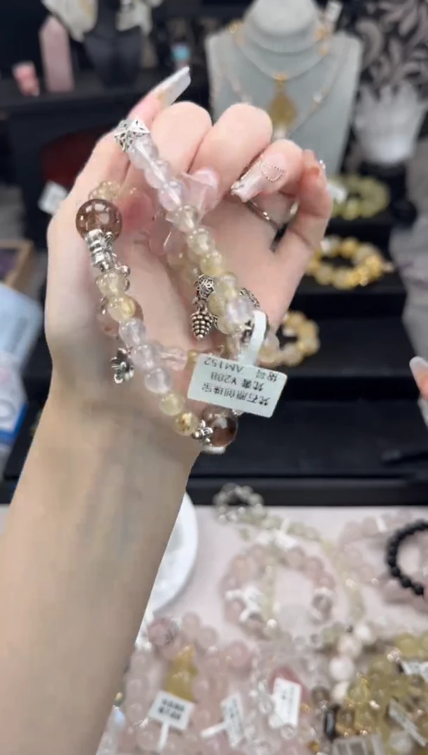 【闪购商品】水晶手链银S925镶嵌天然水晶 多样性发货