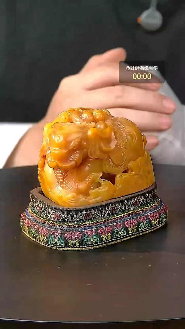 寿山石印石一物一拍