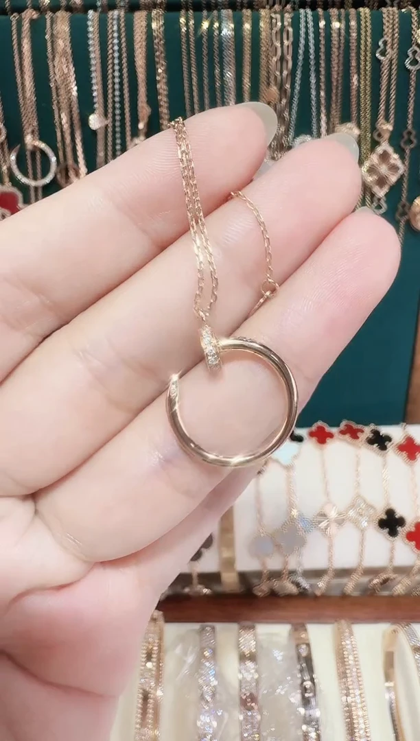 套链18K金镶嵌钻石套链