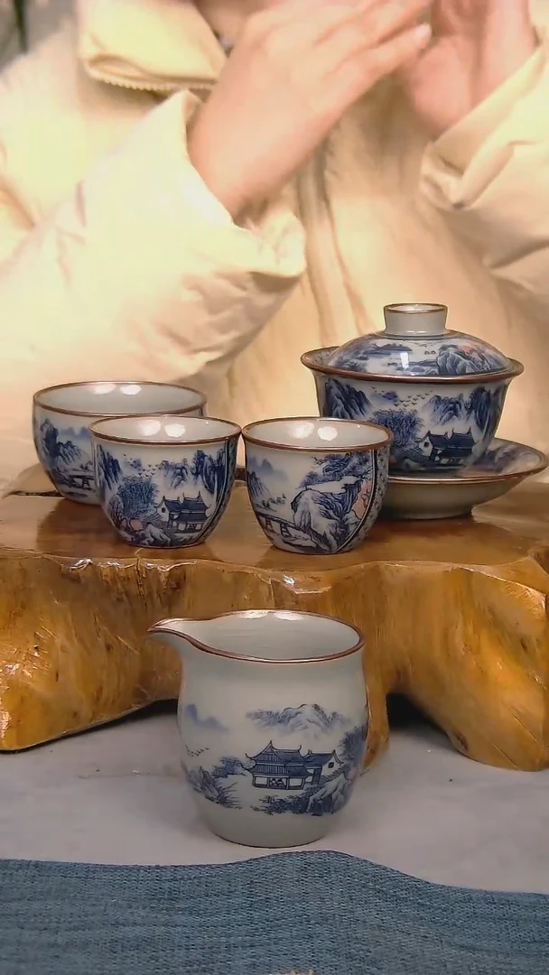 【闪购商品】简装家用款5件套 陶瓷家用茶具系列