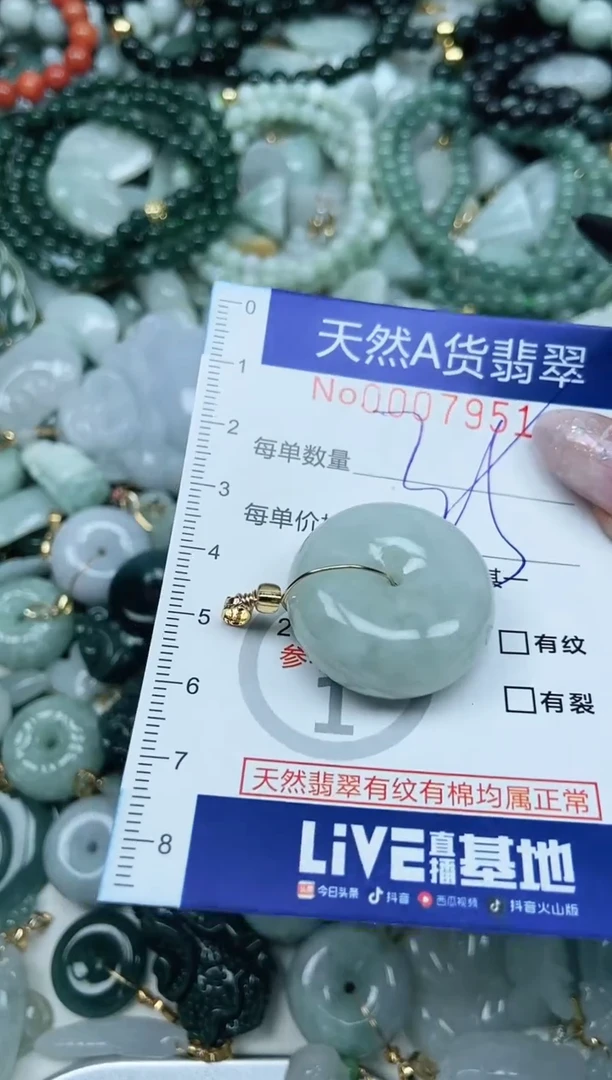 【闪购商品】翡翠吊坠(不含链)未镶嵌翡翠