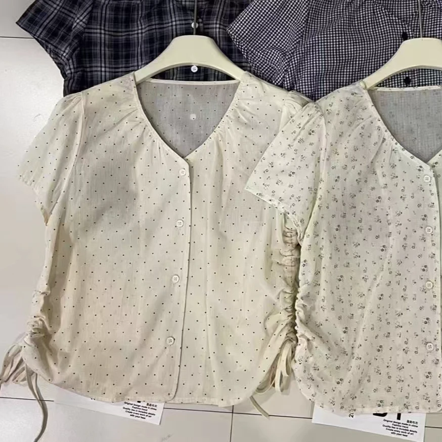 （香香2557） 夏季新款2025短袖小衫女