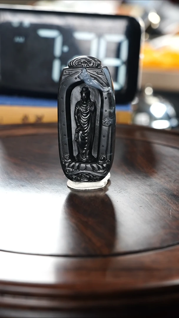 和田玉未镶嵌吊坠(不含链)和田玉阿弥陀佛