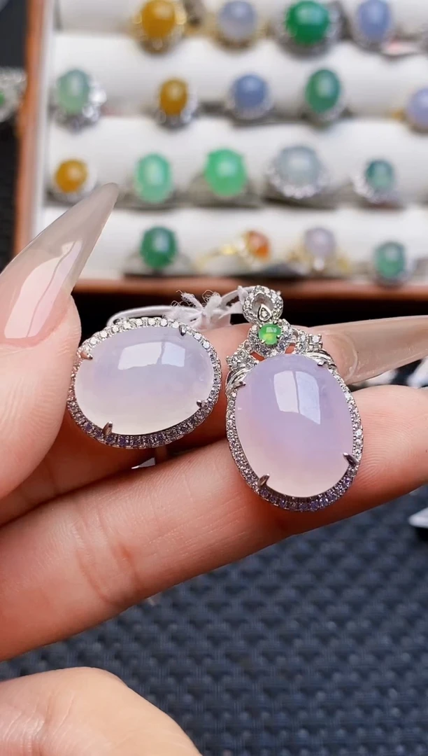 银S925镶嵌戒指翡翠2271