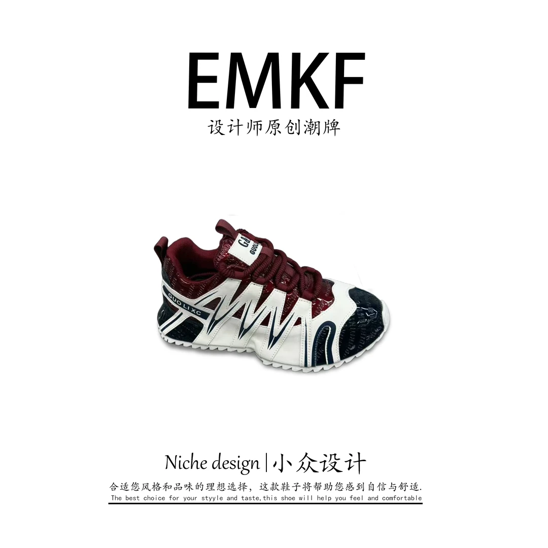 【EMKF】网红男士新款休闲时尚百搭舒适日常包底皮面潮流潮鞋