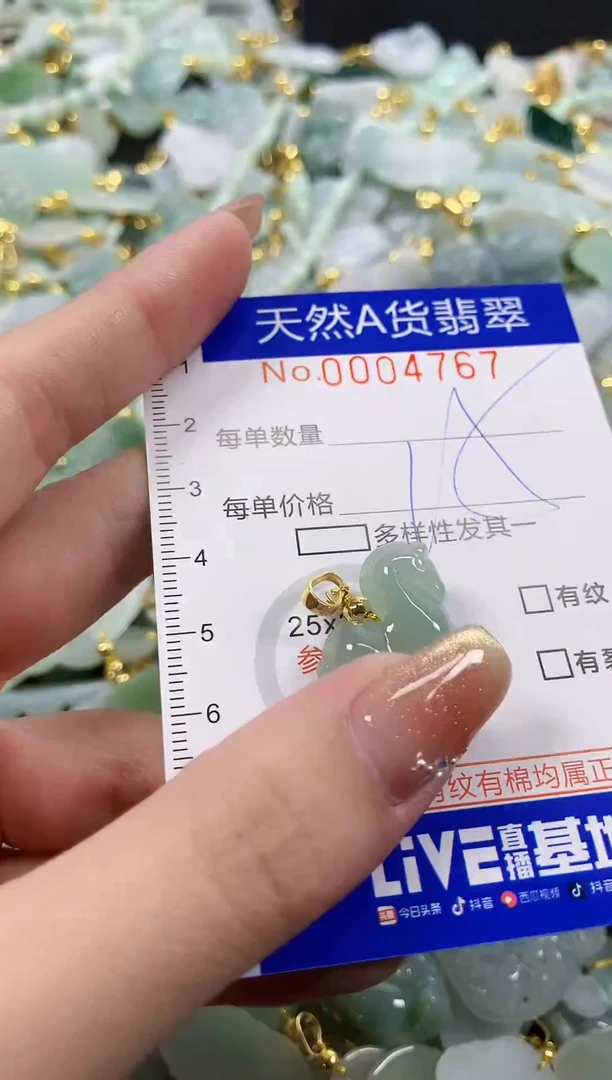 颈饰未镶嵌翡翠天然A货翡翠
