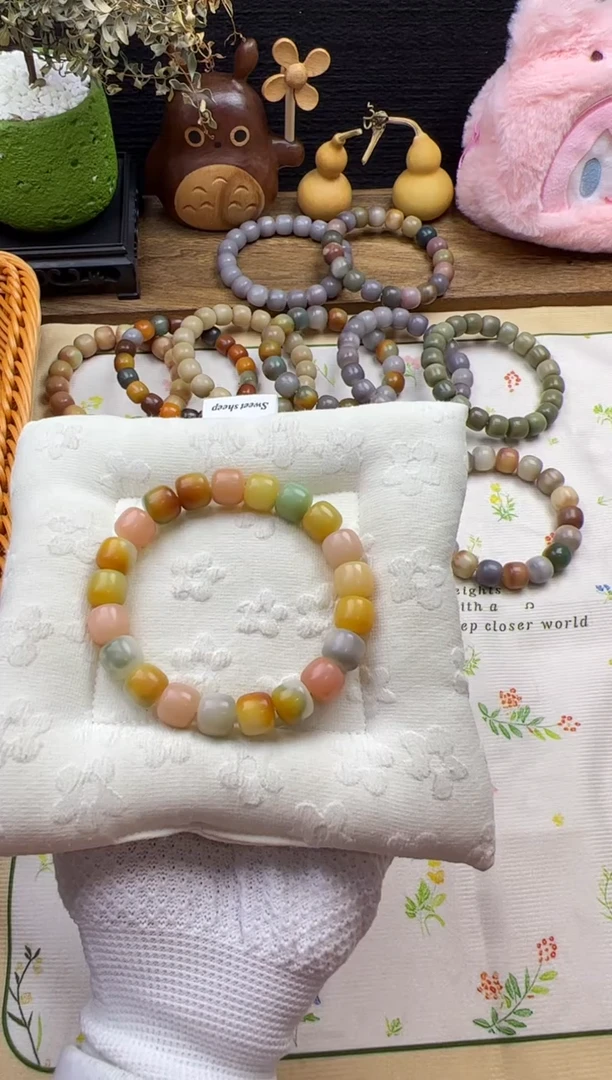 手串菩提根/象牙果卡12干磨桶珠迷迭香