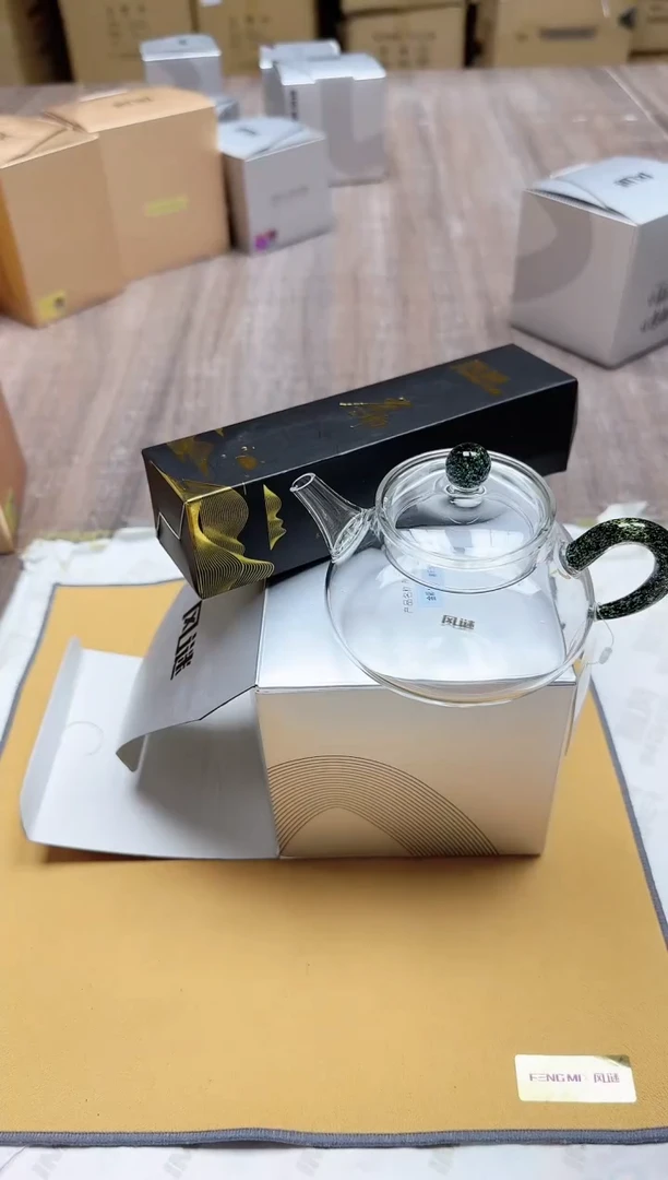 其他风谜喜乐壶黑金色+茶巾