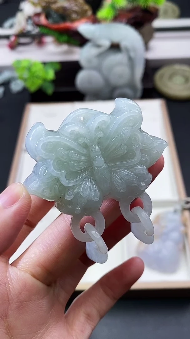 颈饰未镶嵌翡翠天然缅甸A货翡翠