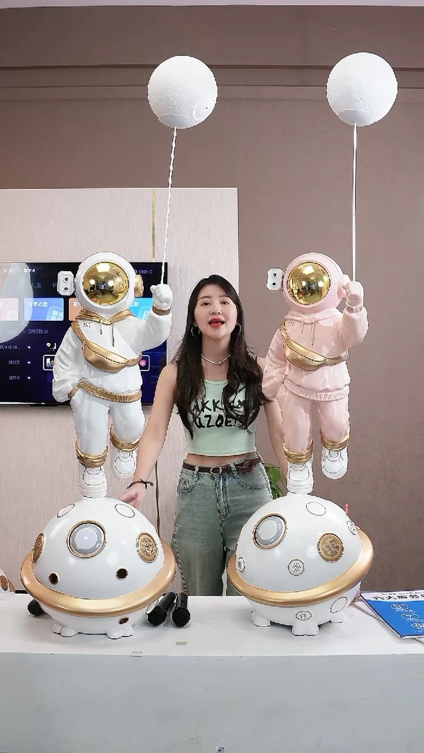 有机玻璃k歌智能一体音响摆件