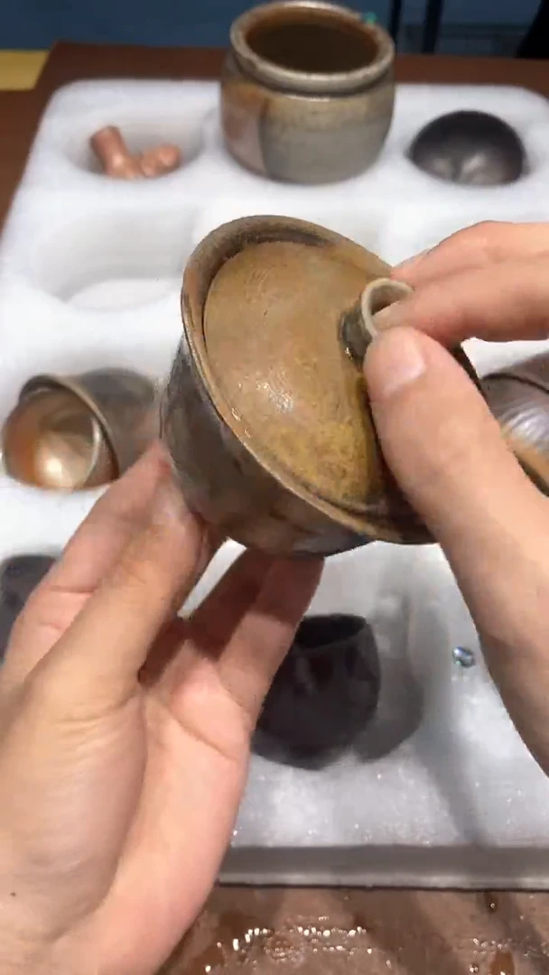 奢瓷/瑞寅柴烧茶器（盖碗）649