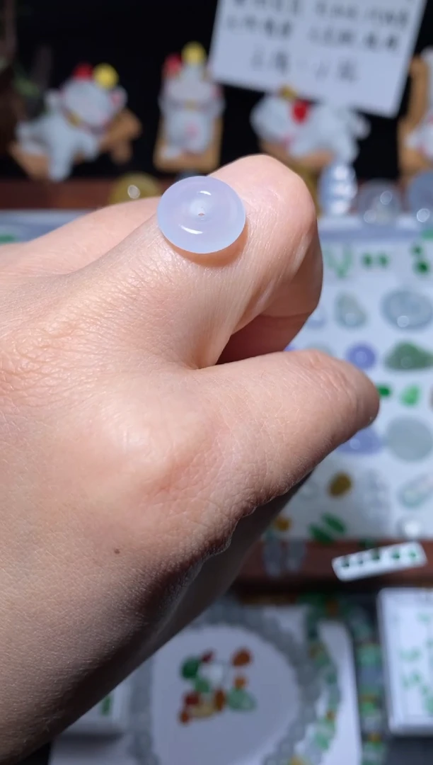 未镶嵌定制翡翠平安扣