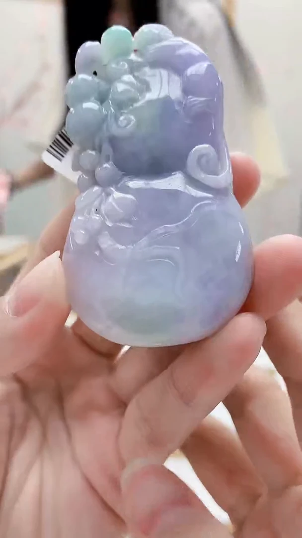 未镶嵌定制翡翠4812lr-毛货挂件5