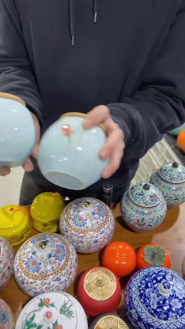 【闪购商品】罐（不带礼盒）陶瓷茶叶罐密封罐等