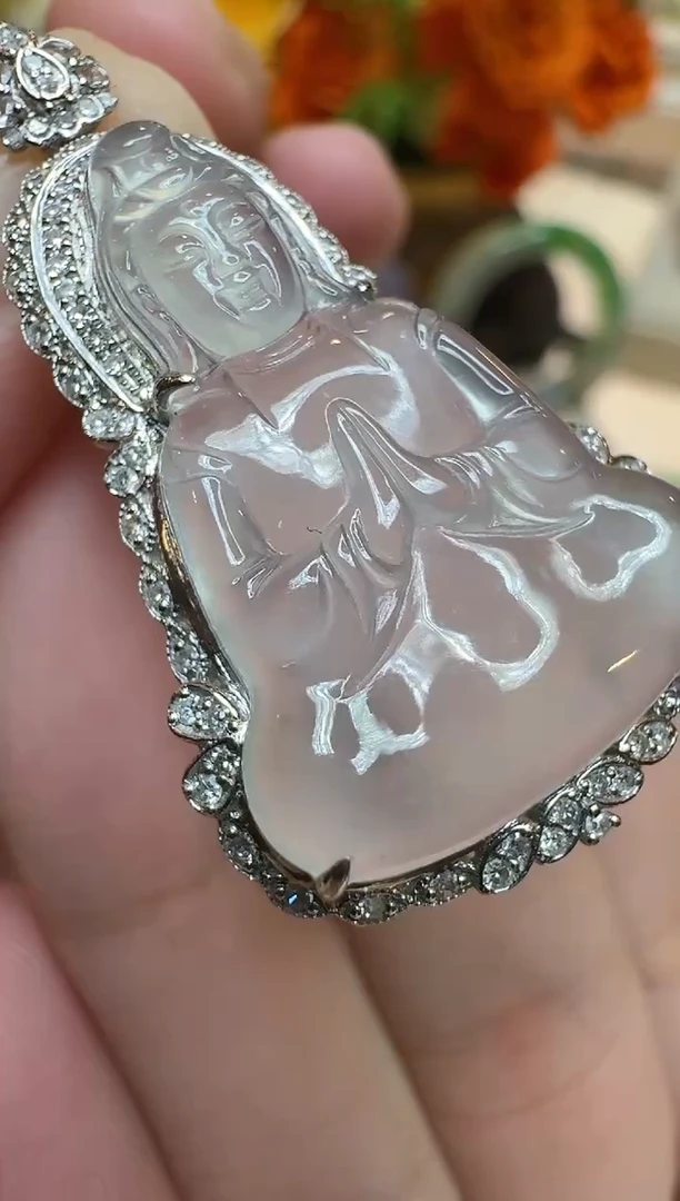 【闪购商品】翡翠吊坠(不含链)18K金镶嵌多样性团购发一件