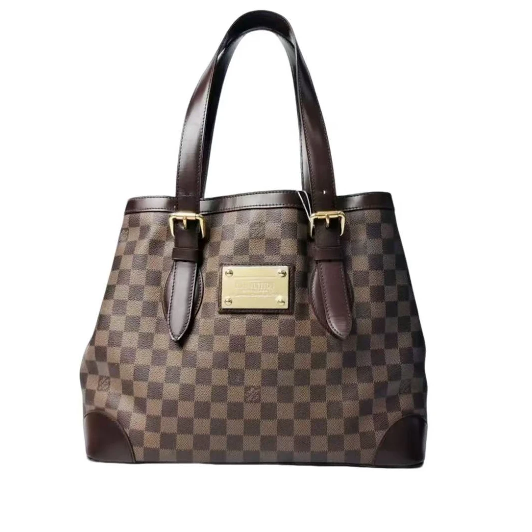 修复品直购 95新 lv 棋盘格 单肩包 小小