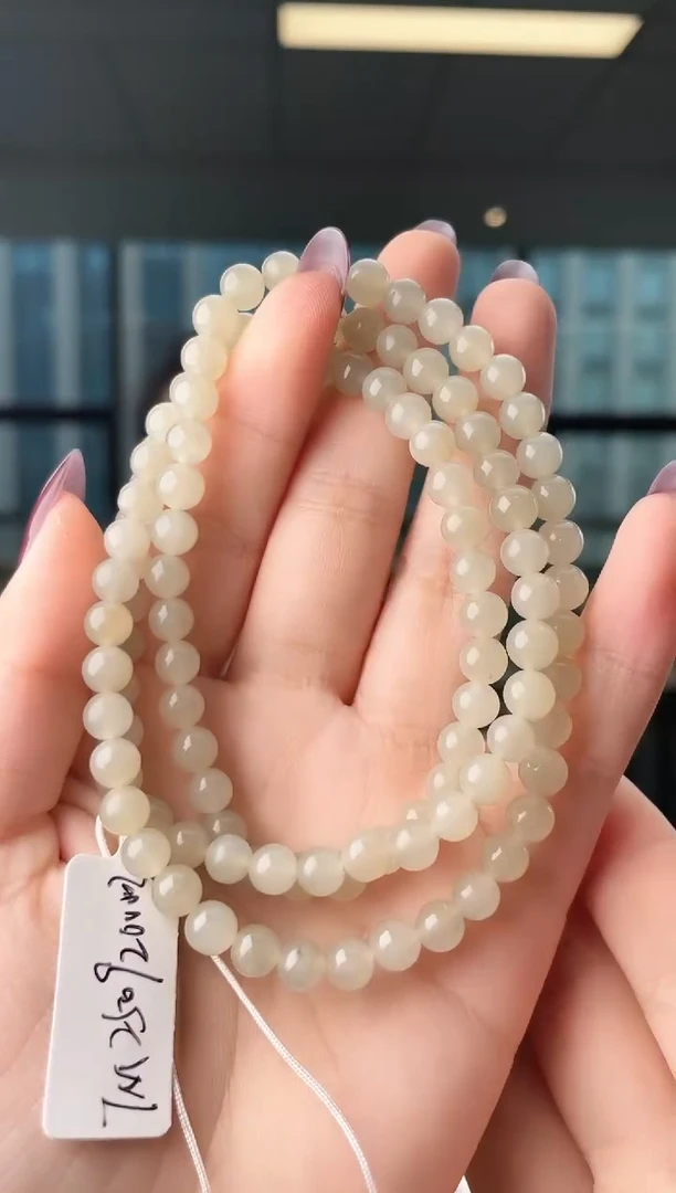 未镶嵌手串和田玉108珠链 xp
