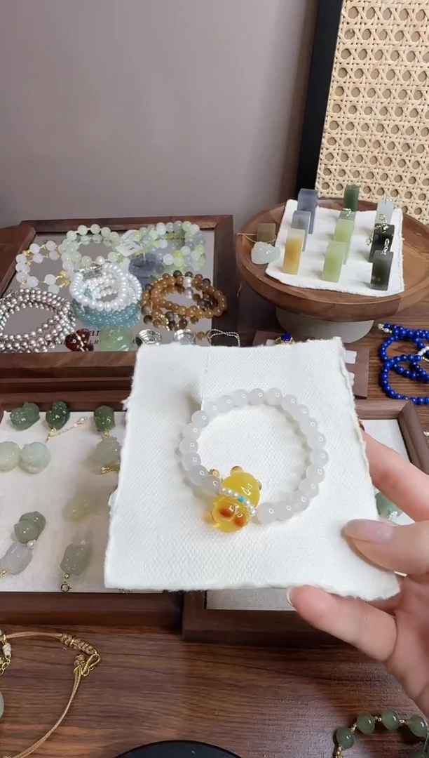 香榧木手串/手链小**?小静子换藕粉珠子